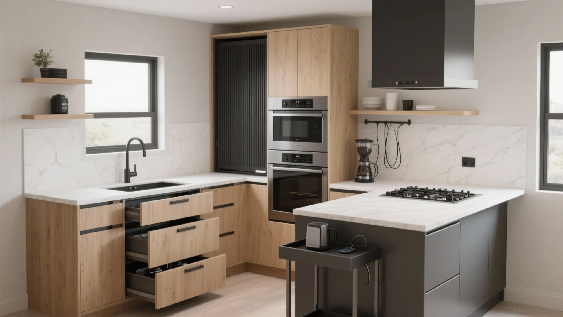 5 Kitchen Appliance Storage Ideas That Work: Smart ways I hide blenders, mixers, and air fryers without losing precious counter space