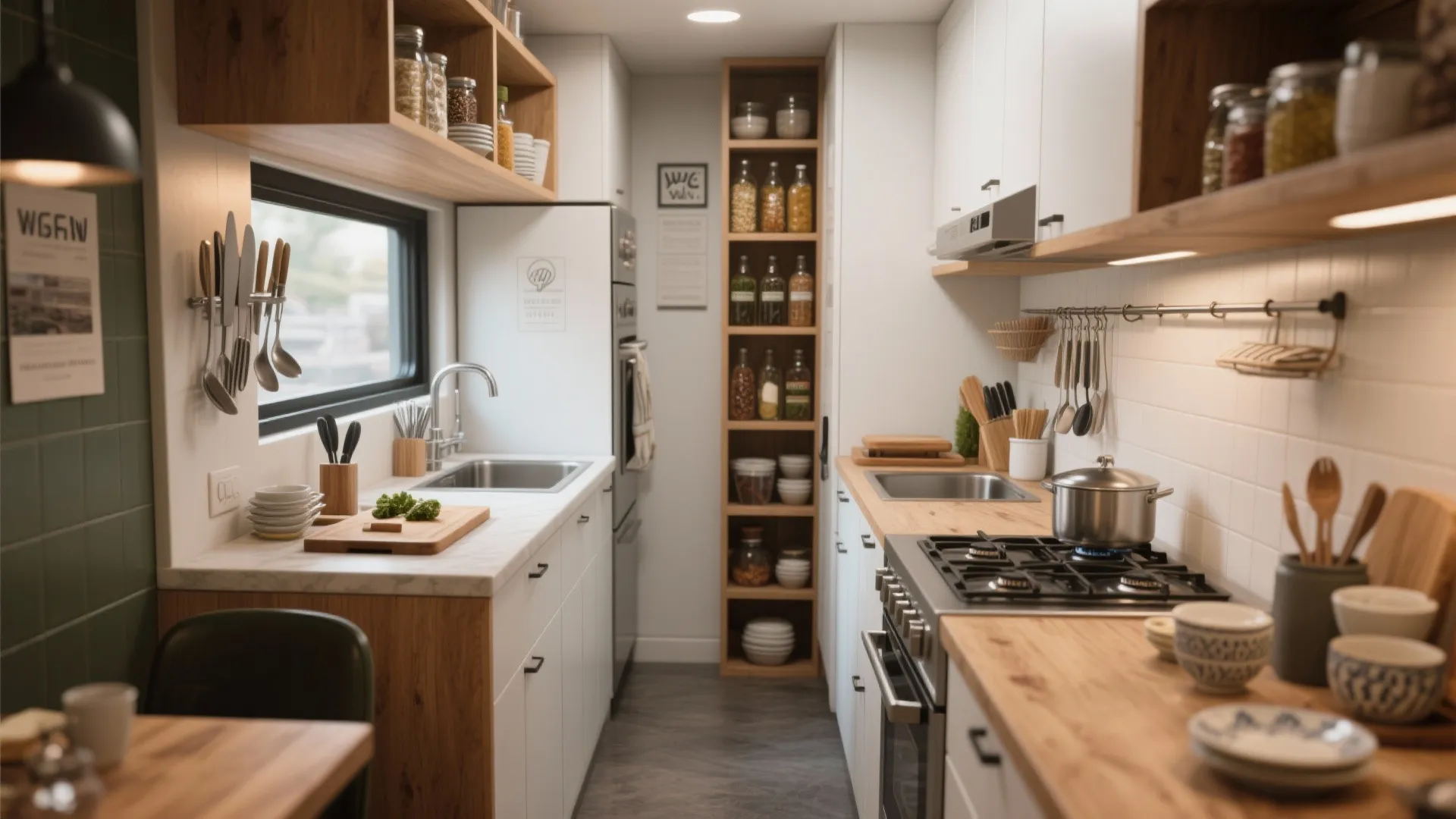 1. Zone like a tiny restaurant