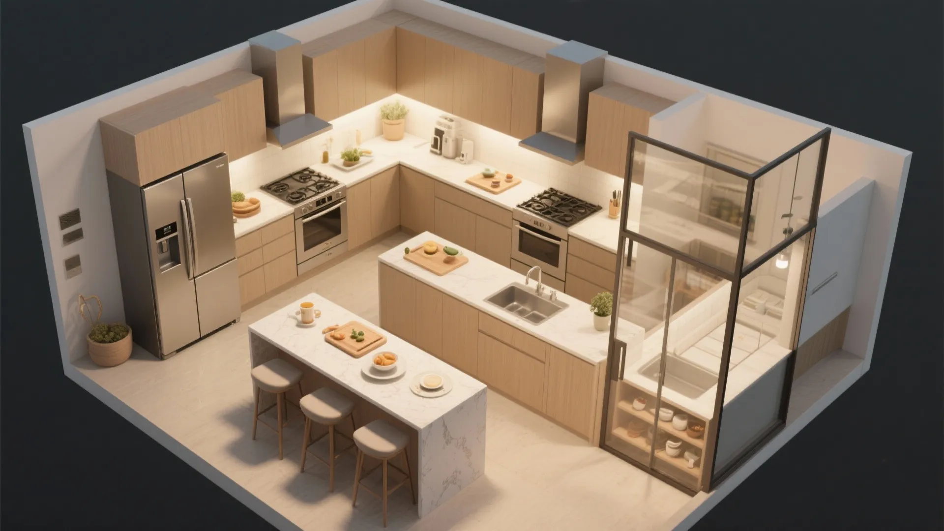 Kitchen as Command Center: Zoning for Prep, Cook, Serve, Social