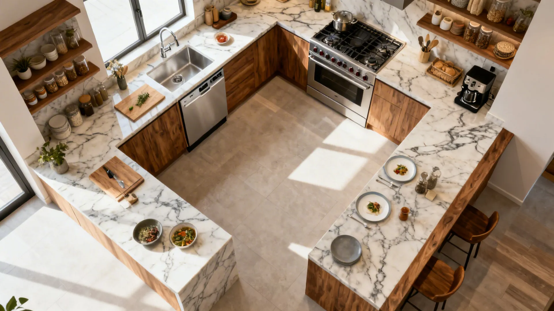 Zone Planning for Chef-Level Flow