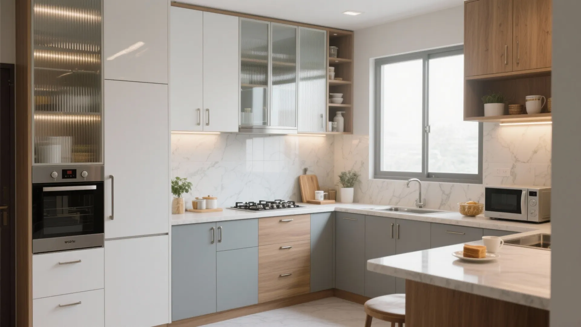 Smart Kitchen Zoning for a 3 BHK in Zirakpur