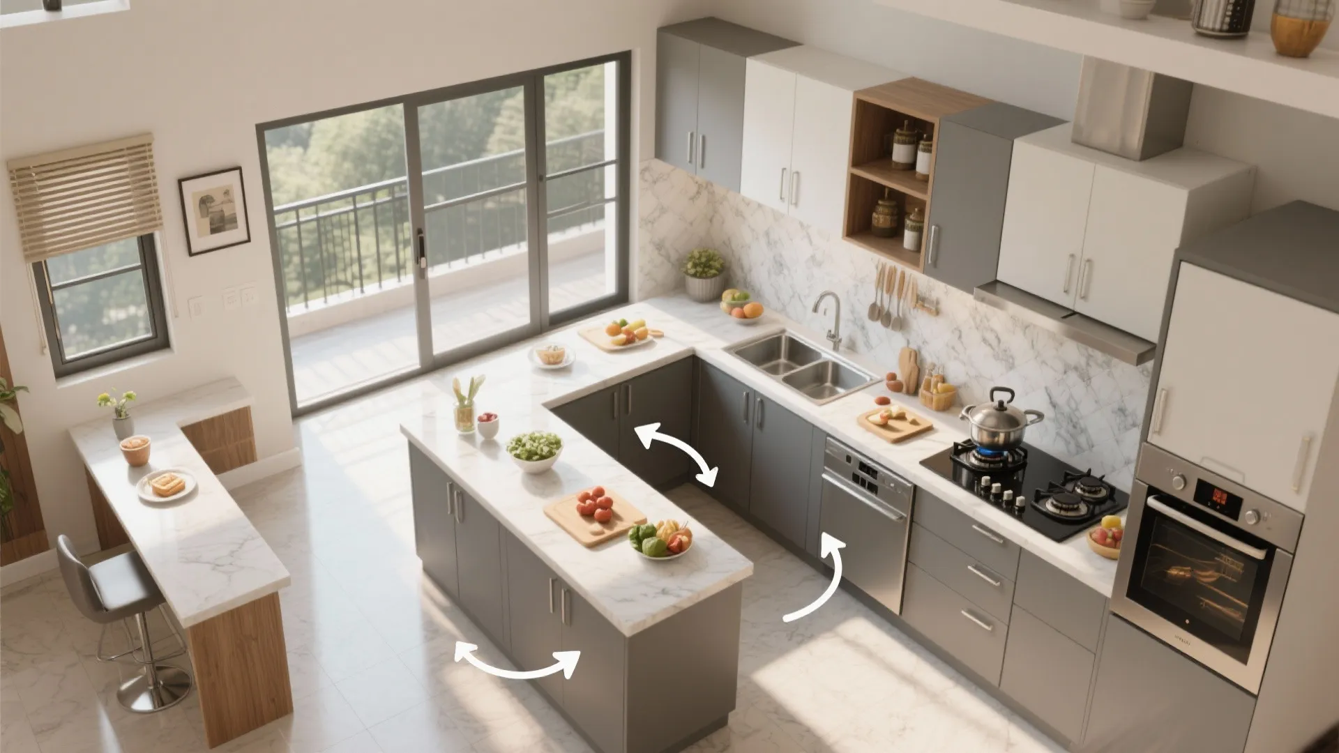 Kitchen Zoning that Works for Families