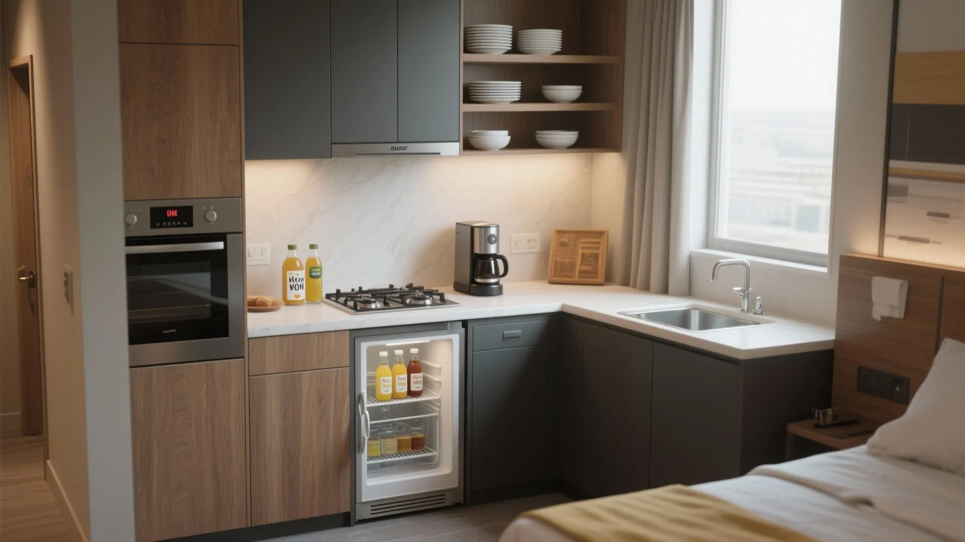 3. Kitchenette or Full Kitchen