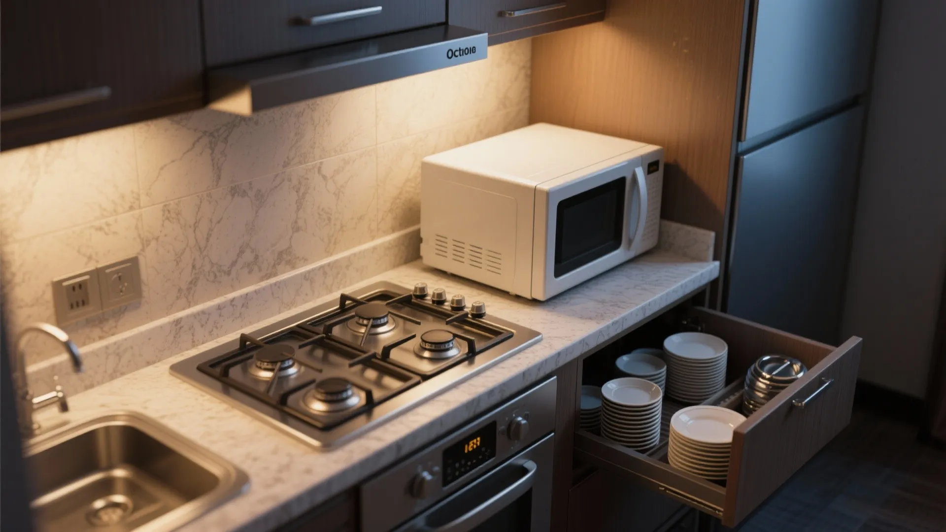 4. Check kitchen or kitchenette practicality