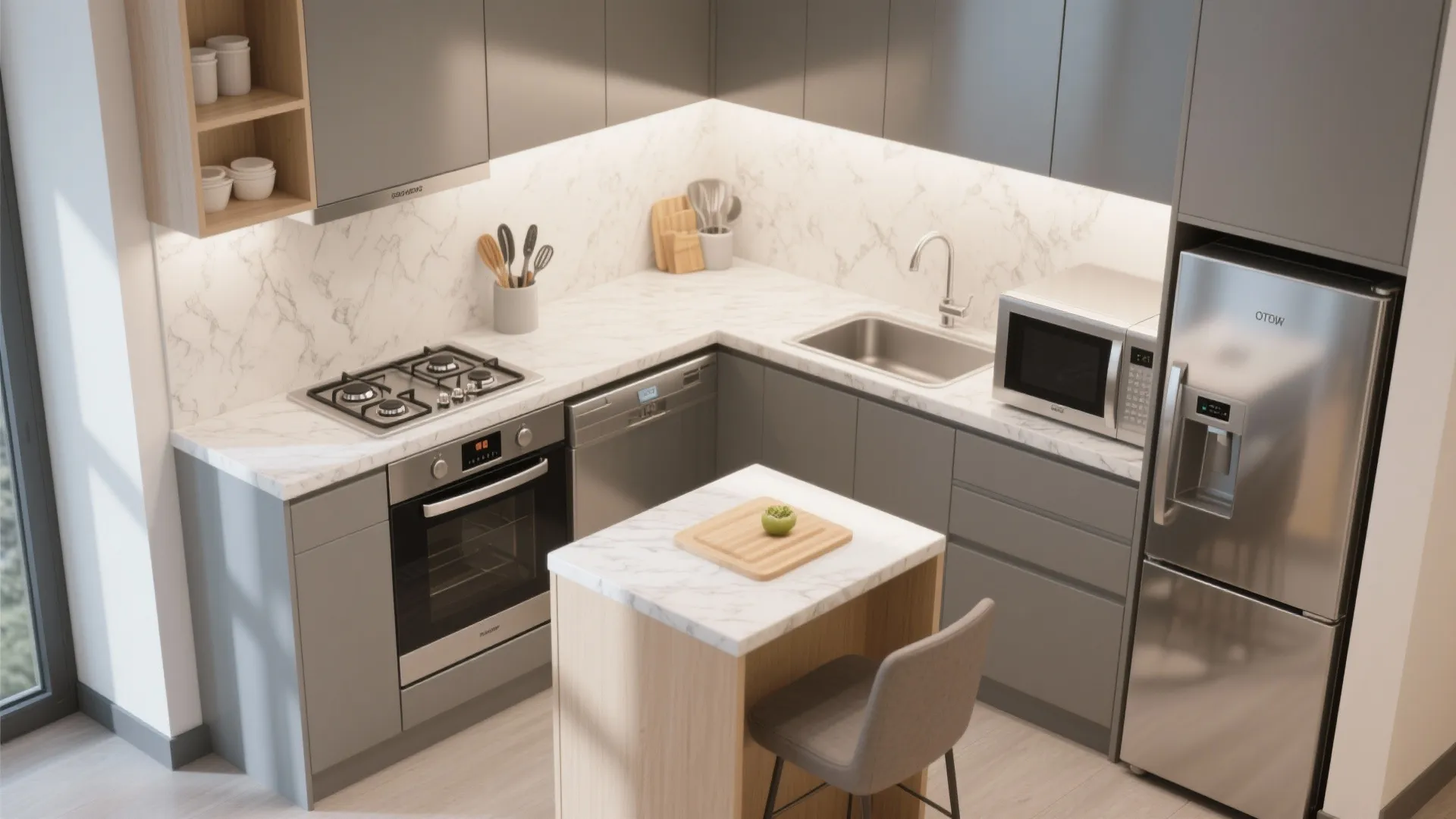 4. Design a kitchen that works for quick meals