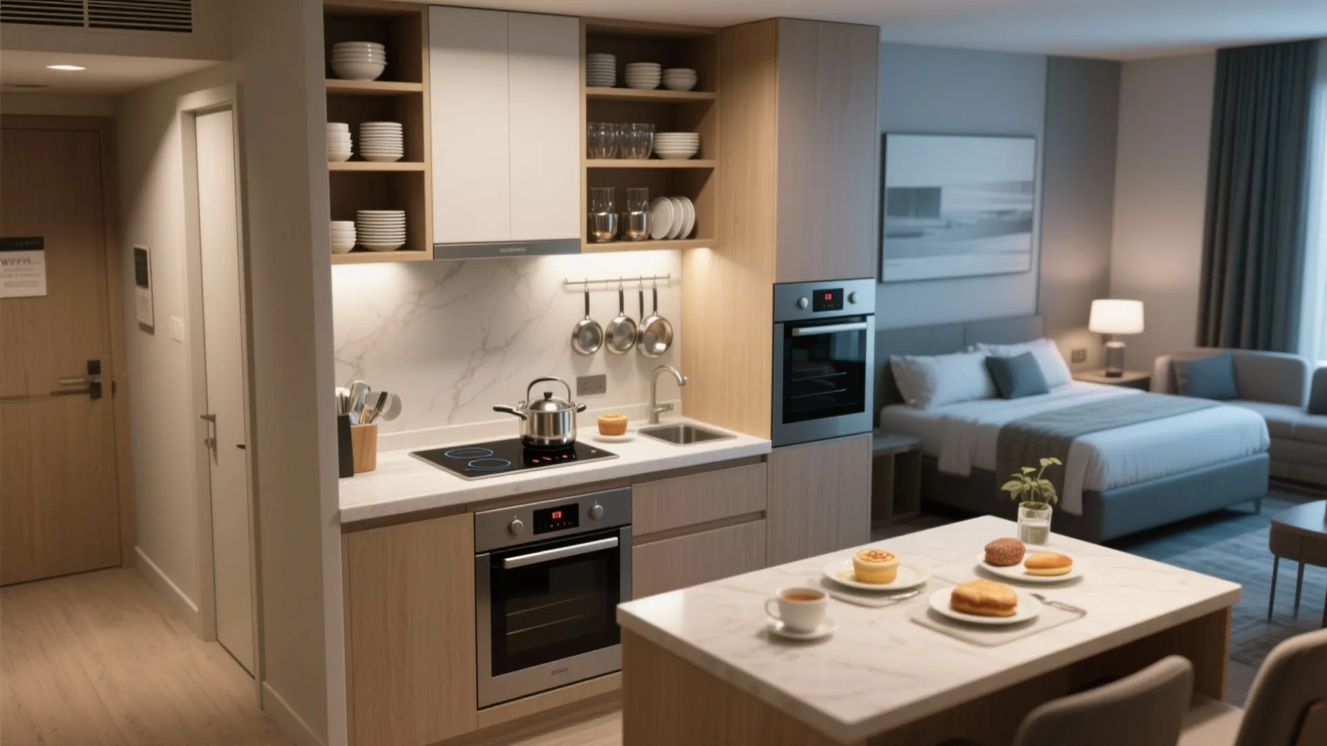 5. Treat the kitchenette as a hospitality feature