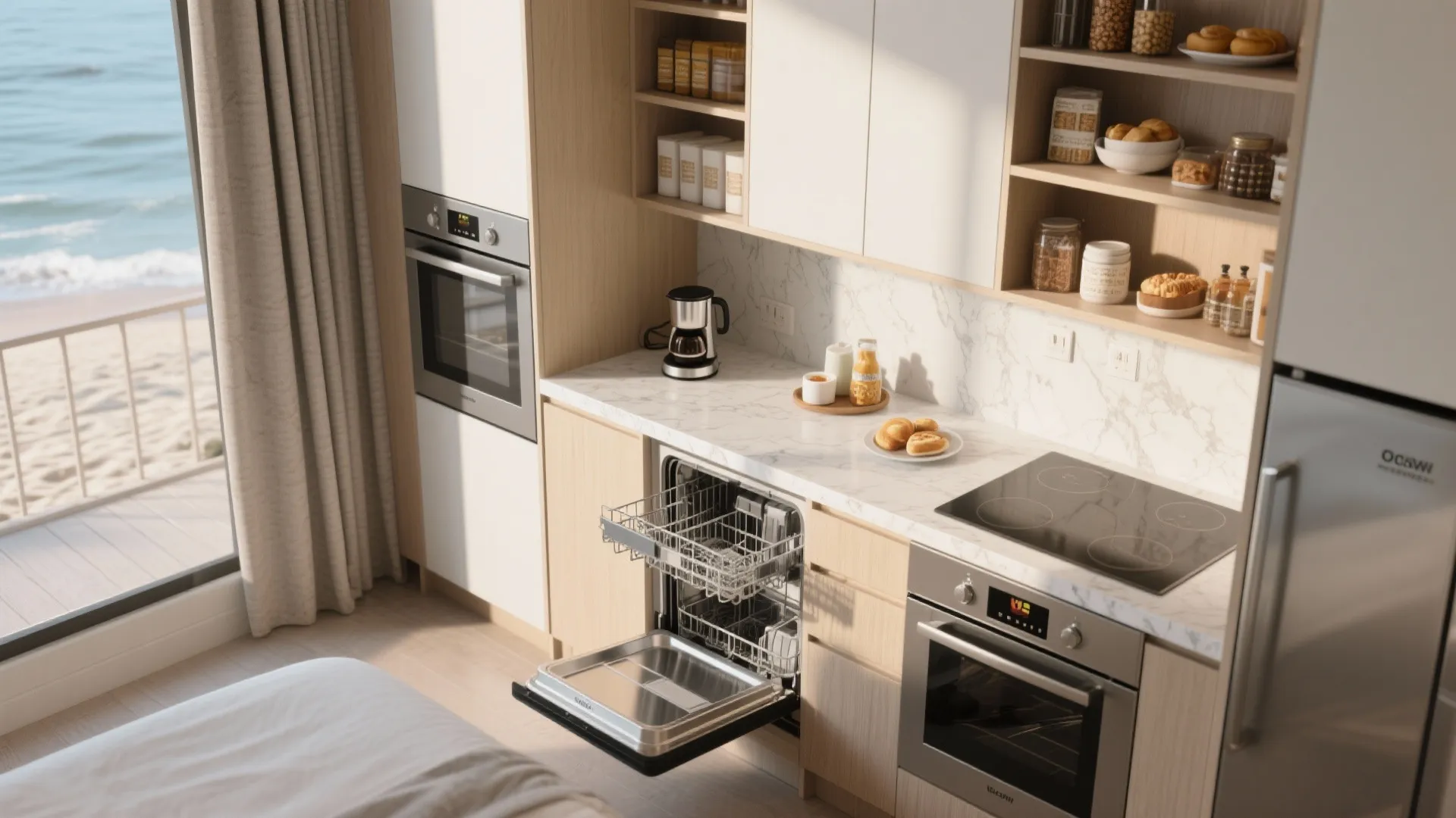 2. Prioritize kitchenette or full kitchen options