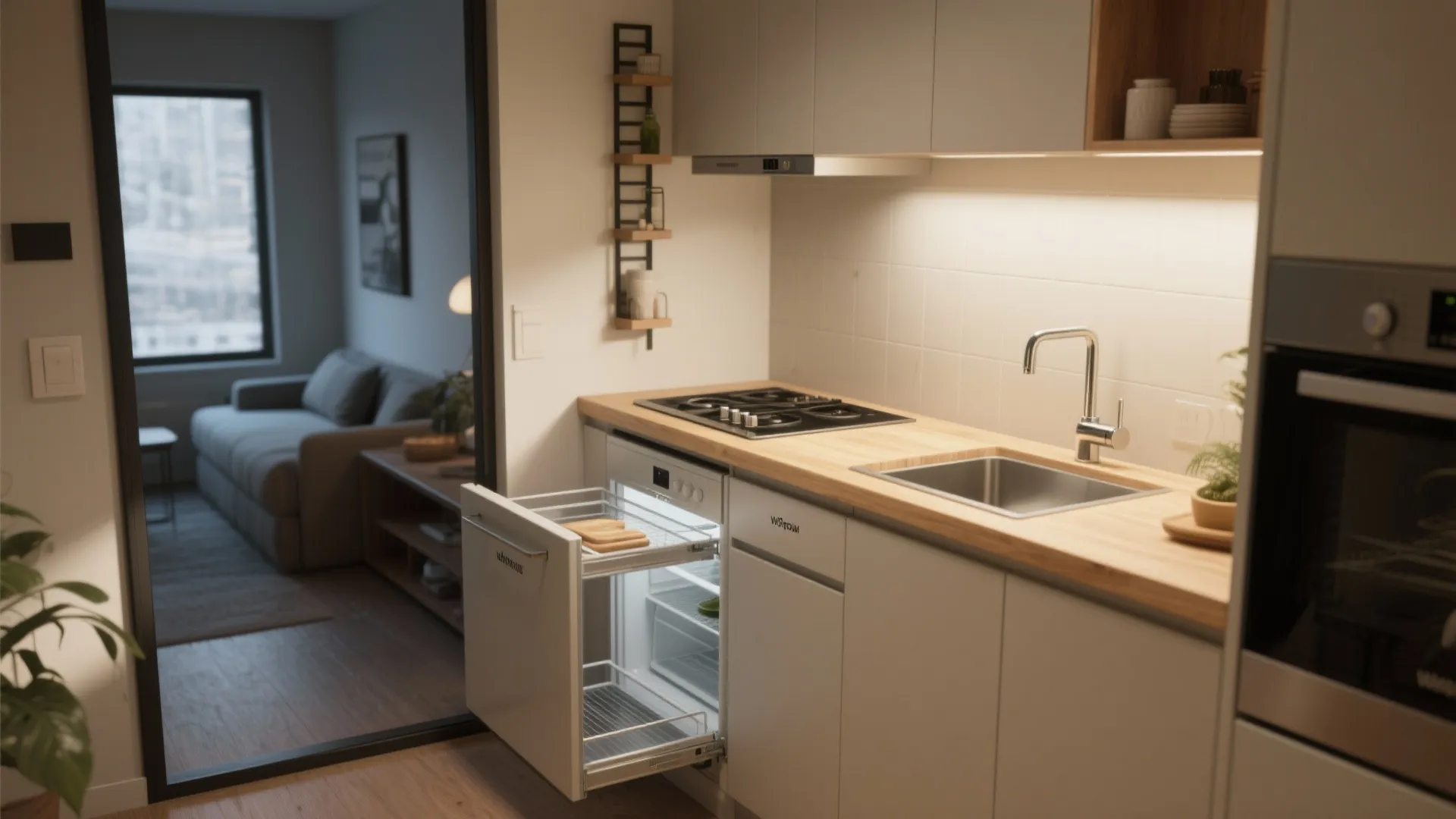 5. Kitchenette Smartness: Appliances and Layouts That Fit