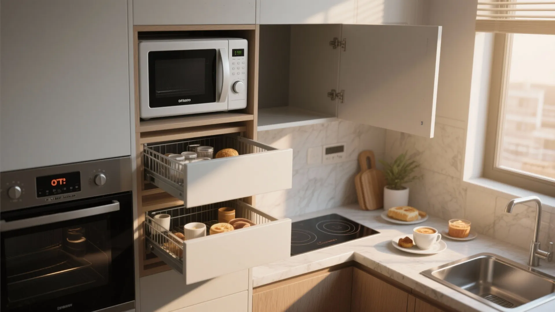 3. Favor kitchenettes with clever storage