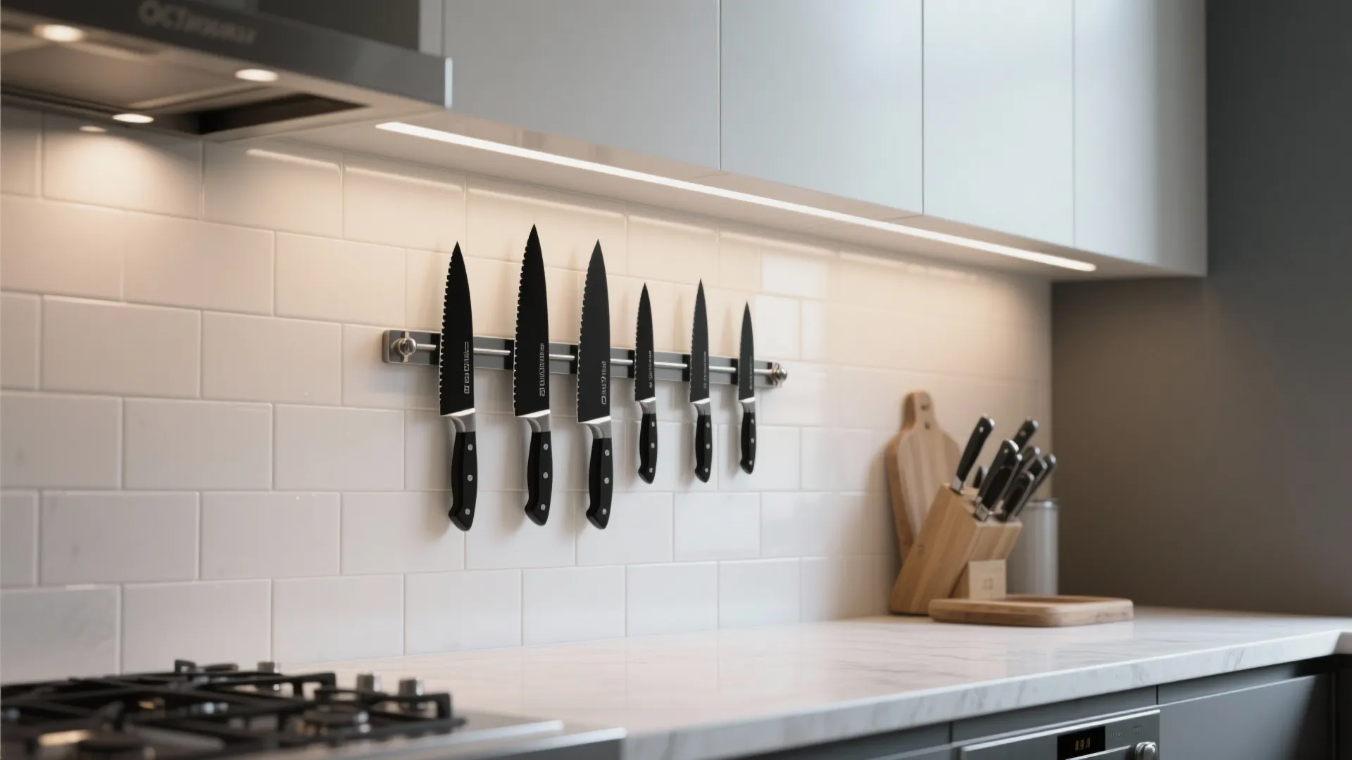 1. Make the knives a visual anchor