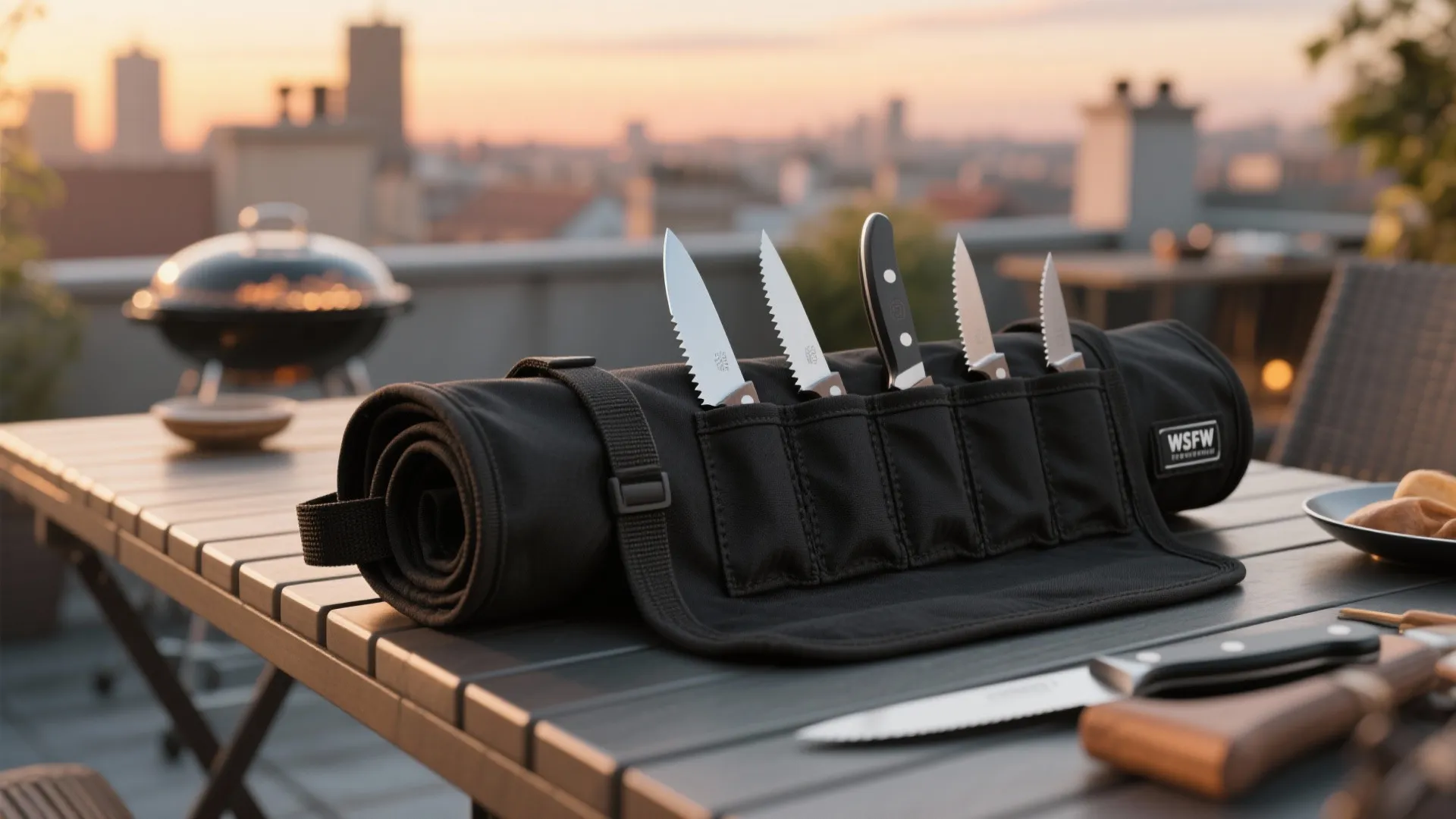 5. Traveler’s roll for pop-up cooking