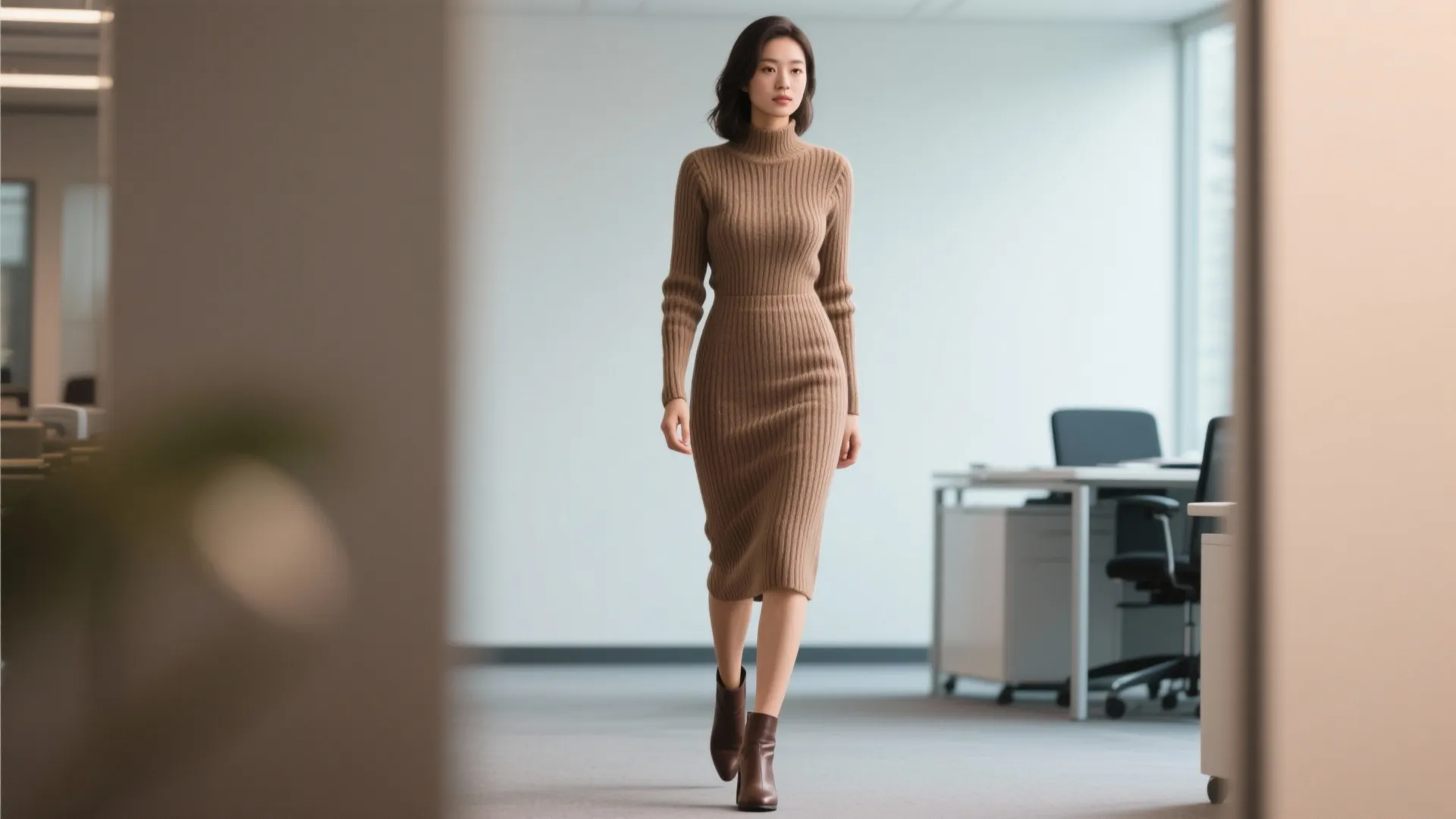 4. Knit Midi Dress