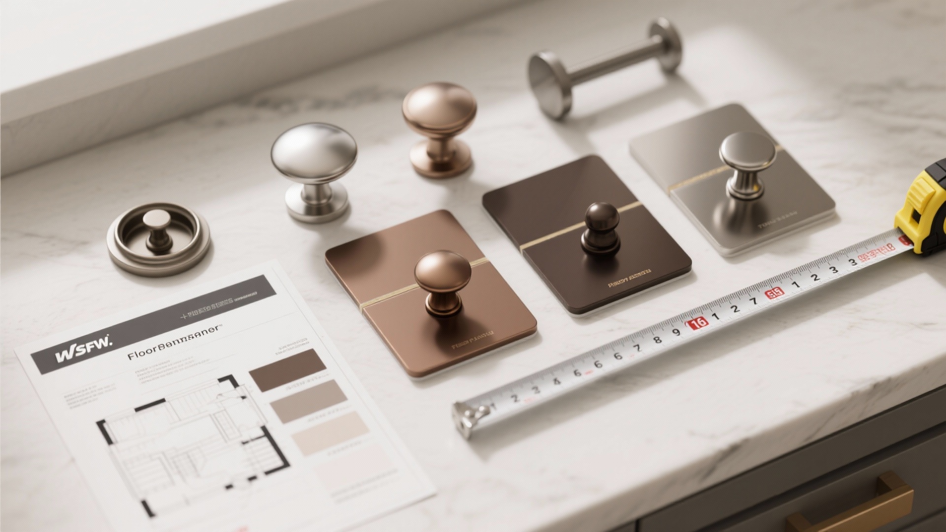 Kitchen cabinet knob placement: 5 smart ideas