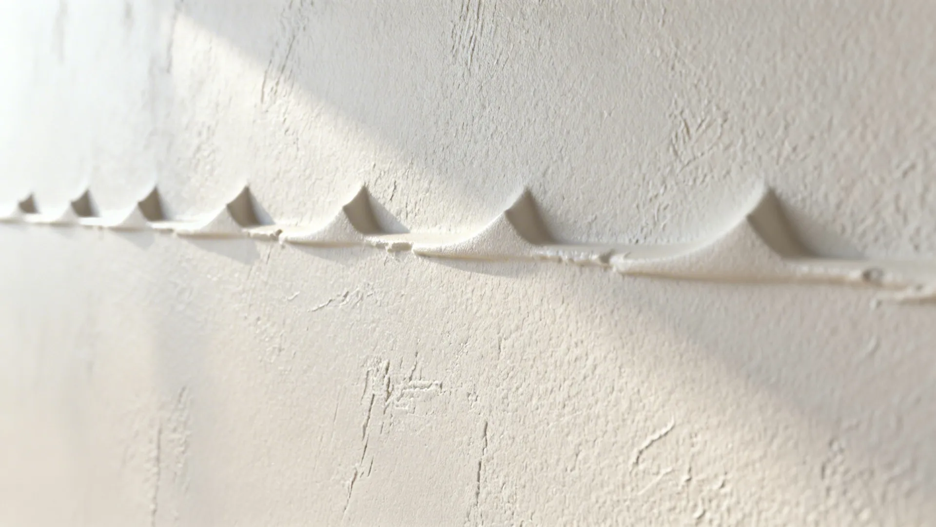 Macro of refined knockdown texture with low profile and matte finish.