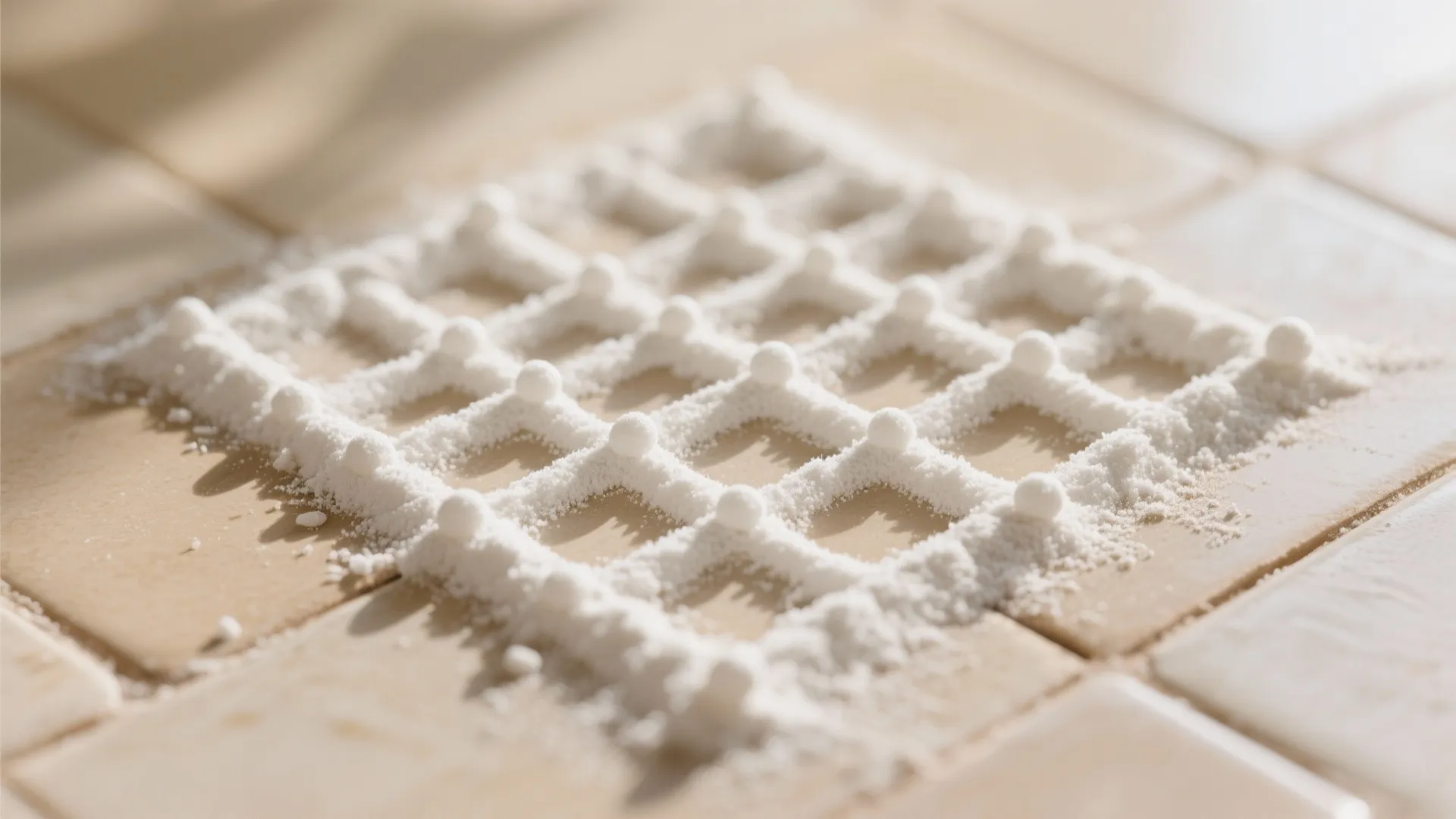 Minimalist Dot Grid Kolam