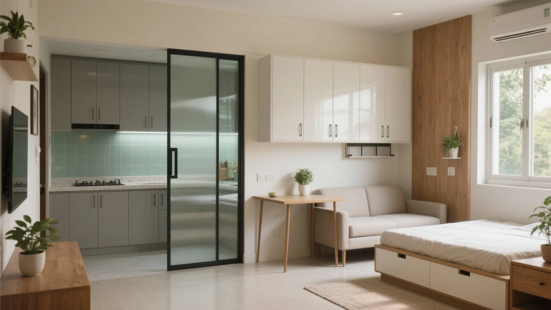 1 BHK Flat in Kolkata Rajarhat: 5 Smart Design Ideas: Small-space wisdom from a Kolkata-based designer: practical, warm, and renter-friendly ways to transform your 1 BHK without losing soul or storage