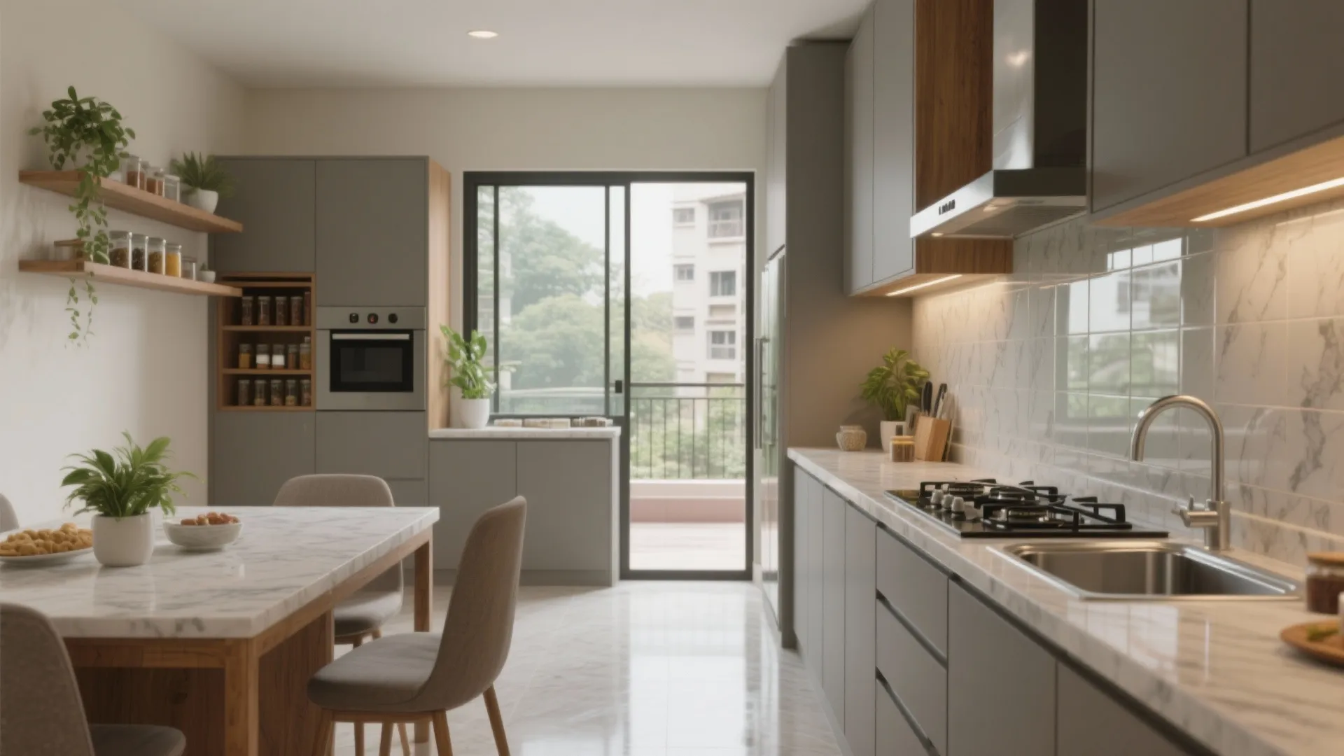 4 BHK Apartment in Kolkata: 5 Smart Kitchen Design Ideas: Real designer tips to optimize a 4 BHK apartment kitchen in Kolkata—5 ideas that blend style, storage, and daily efficiency
