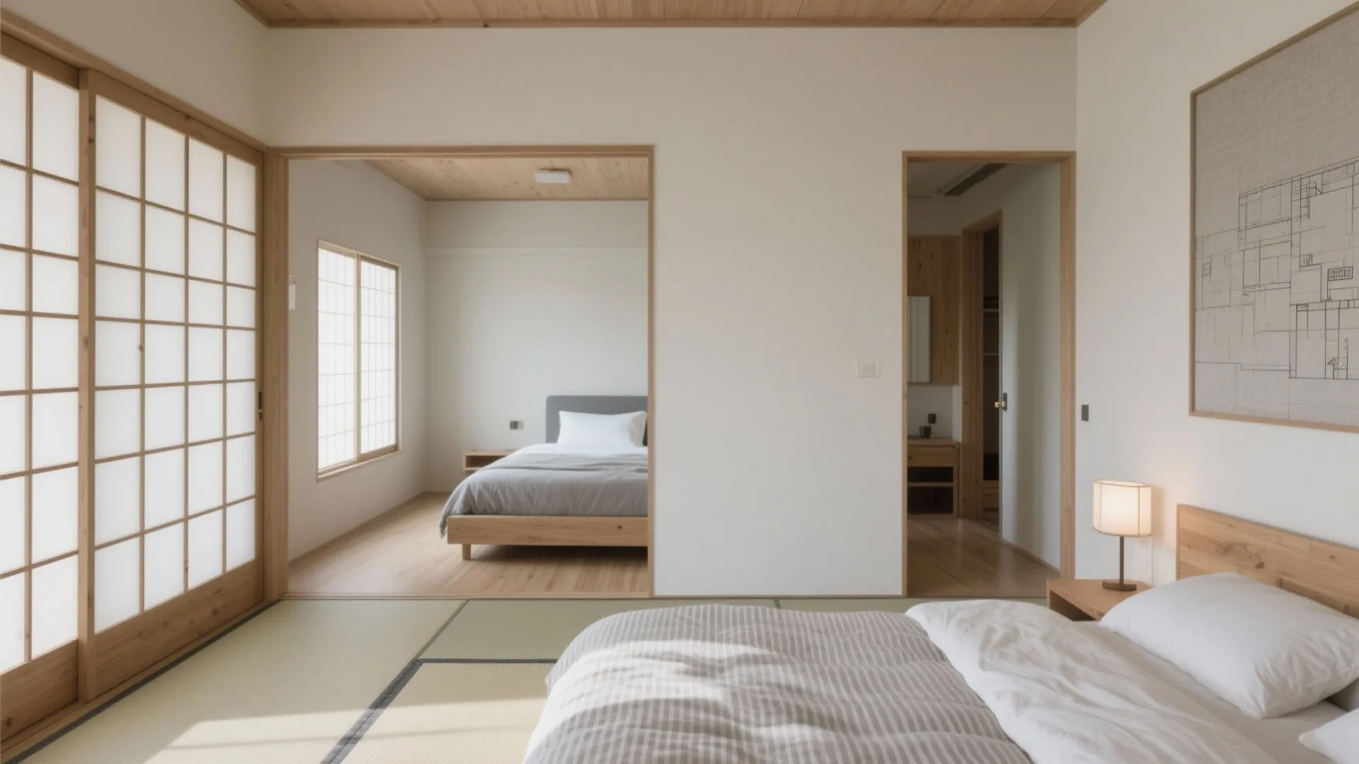 Tips 3: 和室・洋室の温度感を“日式風格”で揃える