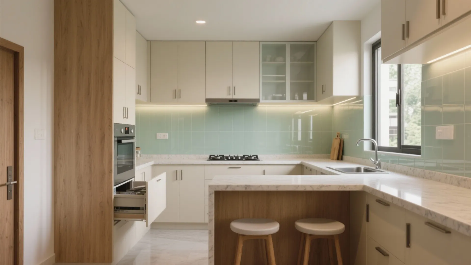 2 BHK Flat in Koramangala: 5 Smart Kitchen Design Ideas: Small-space, big impact: my 10-year pro take on optimizing a 2 BHK kitchen in Koramangala, Bangalore