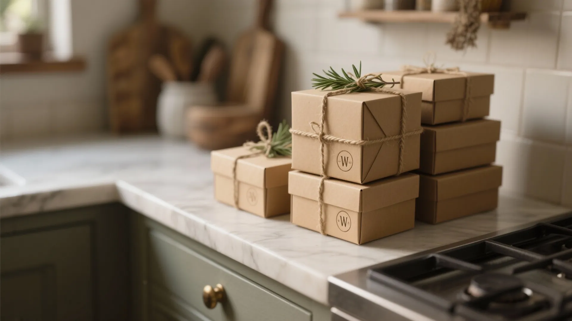 1. Kraft + Twine with a Twist