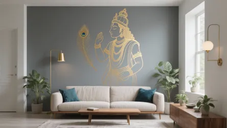 5 wall painting designs Krishna homes will love