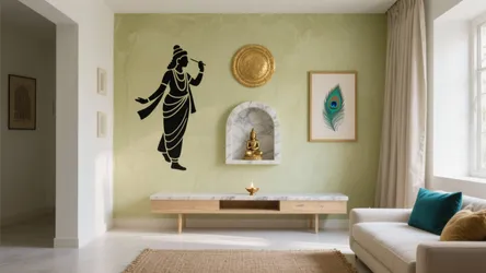 5 Wall Painting Krishna Design Ideas for Small Homes