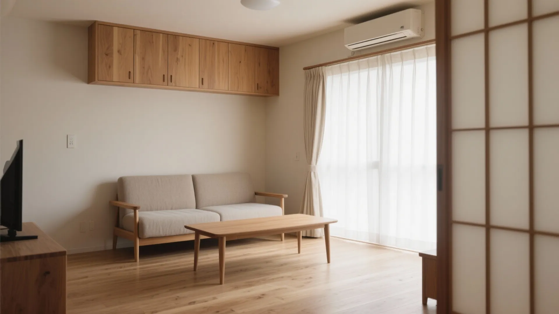 Tips 2: リビングは“奥行きの見せ方”で広く魅せる（日式风格）