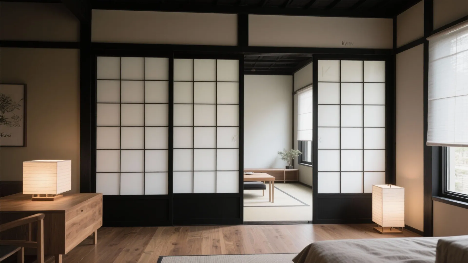 Tips 10: 和の建具モチーフで“軽やかな区切り”（日式風格の温度）