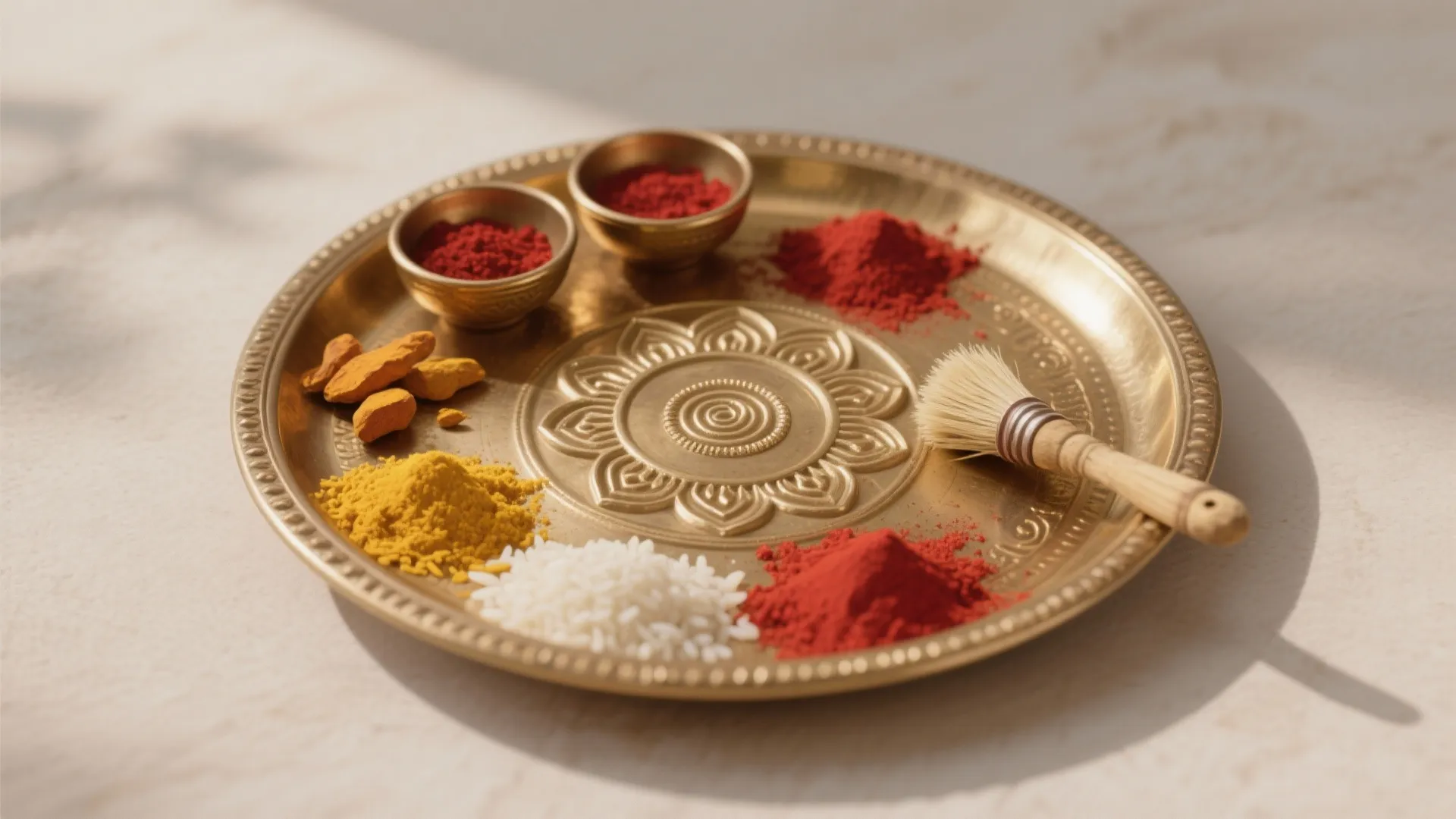 Personalized Motifs with Kumkum, Rice & Turmeric