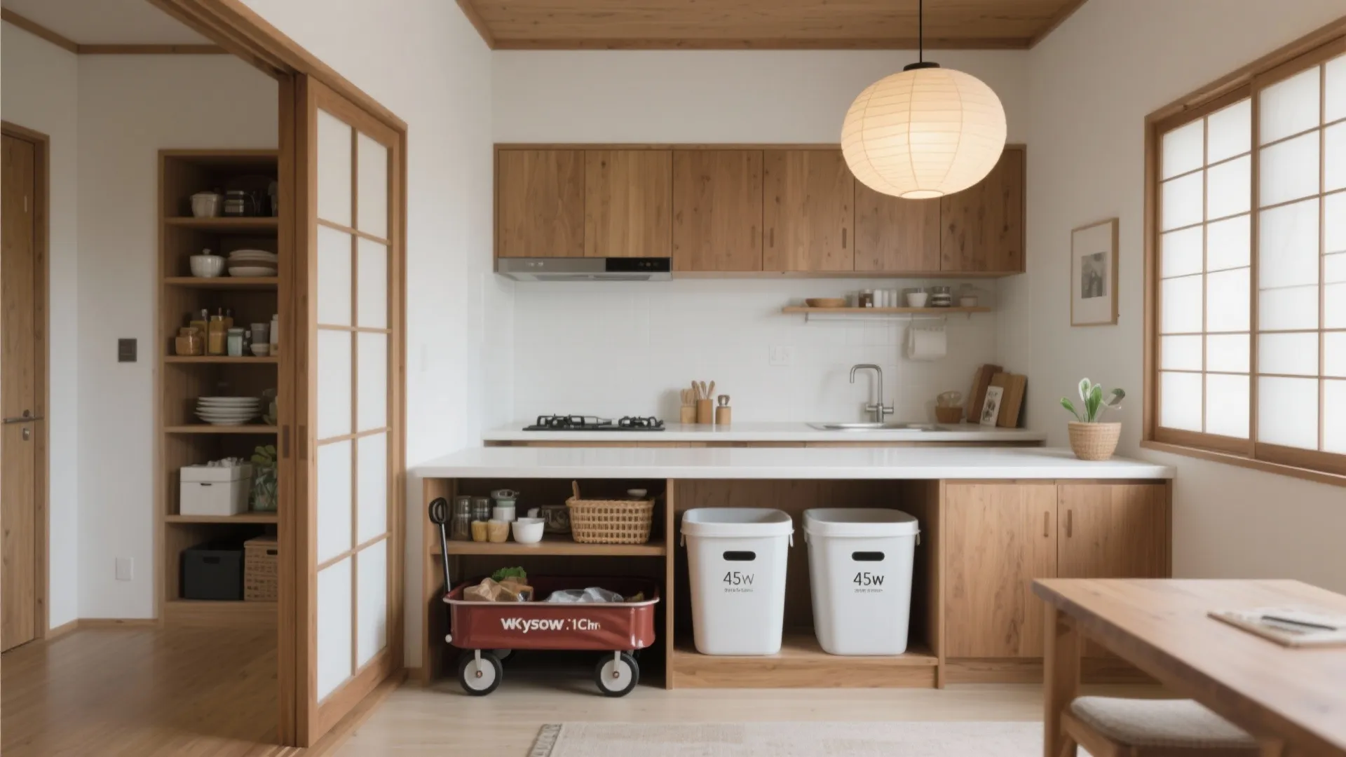 Tips 4: キッチンは“見せない工夫”で整う（京都×収納技巧）