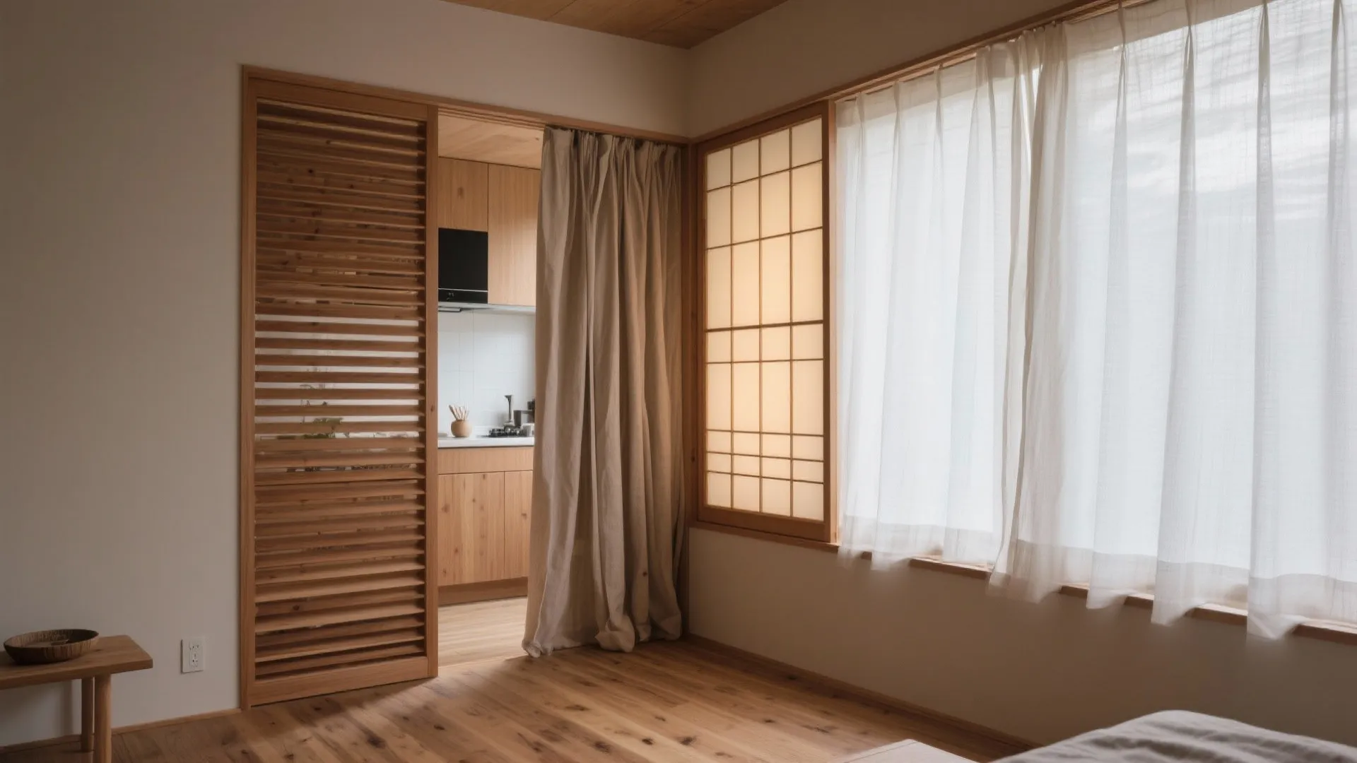 空気は通し音は和らげる：ルーバー＋カーテンのハイブリッド