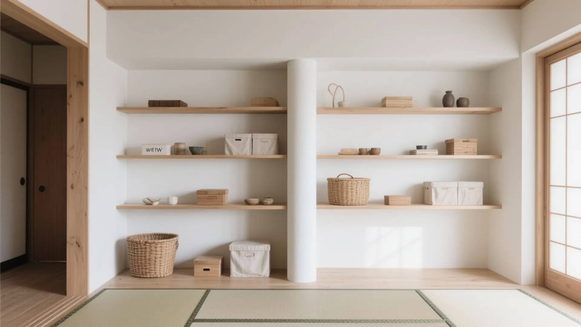 Tips 3: 収納技巧は“縦”と“浅さ”で、京都サイズの家具にも合う