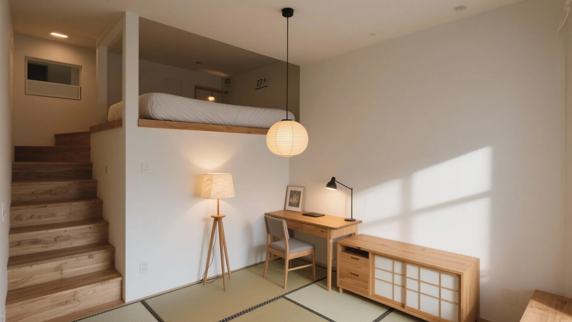 Tips 3: 京都の1Rは“高さ配分”で空間温度を整える（動線規劃／照明の層）