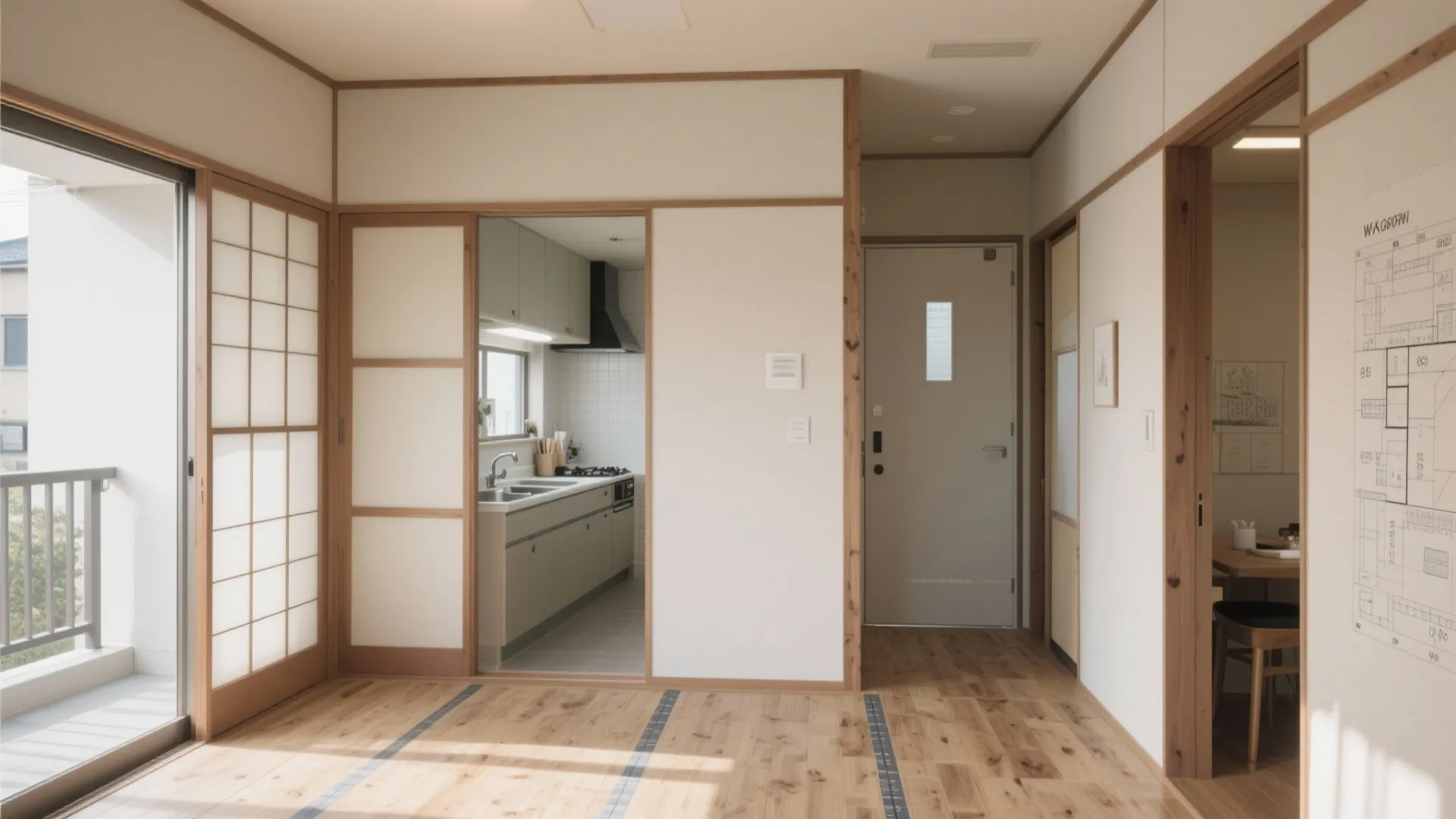 Tips 3: 動線計画を先に決め、仕切りは“通すべき線”を残す