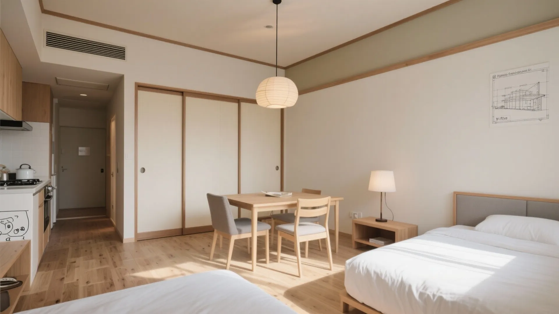 海外サイトでの表記例と注意（2DKの“リビングなし”をどう伝える）