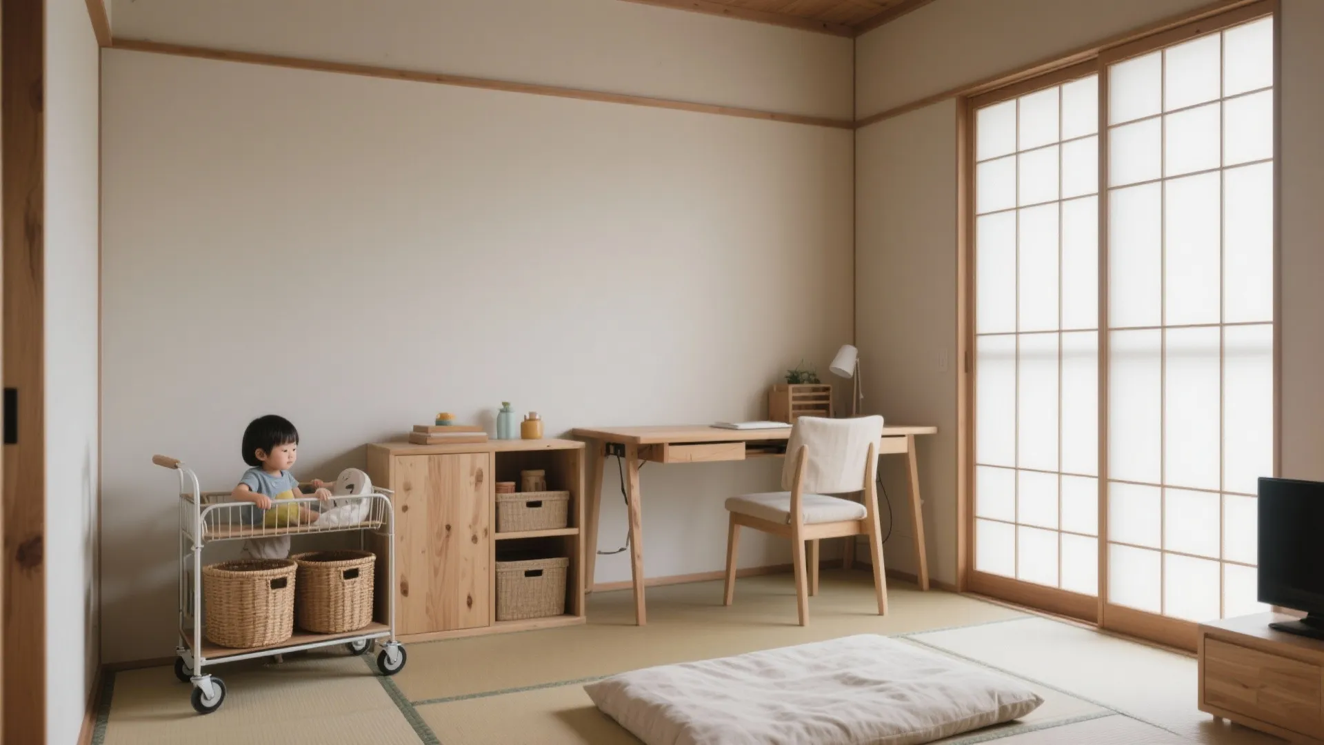 Tips 3: 子ども部屋は“移動式”—家具で成長に合わせて動線规划