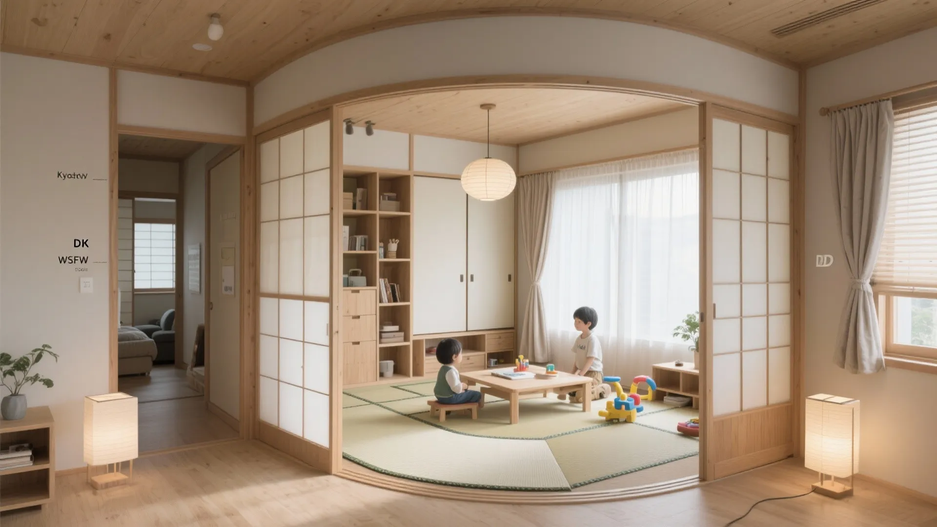 Tips 3: 3〜4人家族は“ゾーニング＋回遊”（动线规划）