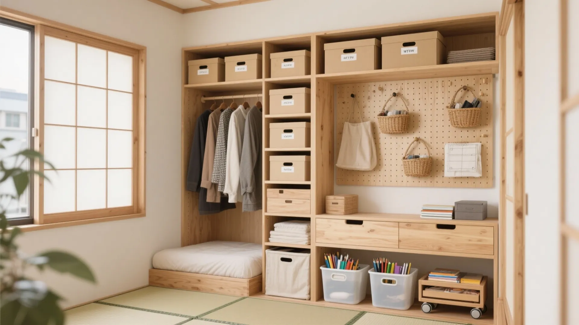 Tips 3: 収納技巧で面積以上の余白を生む（収納技巧）