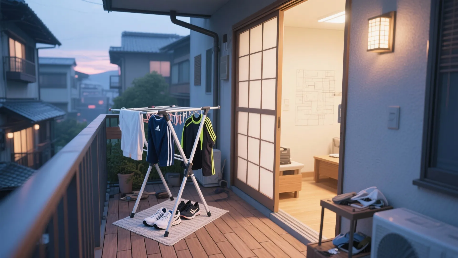 Tips 5: バルコニーを“乾燥＆メンテ”の場に（京都・動線計画）