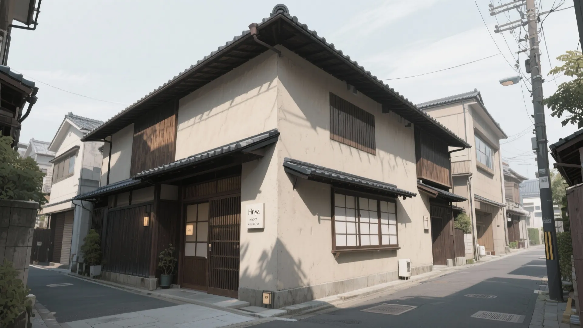 Tips 3: 京都の陰影を借りる——庇と袖壁で“色”ではなく“影”を設計する
