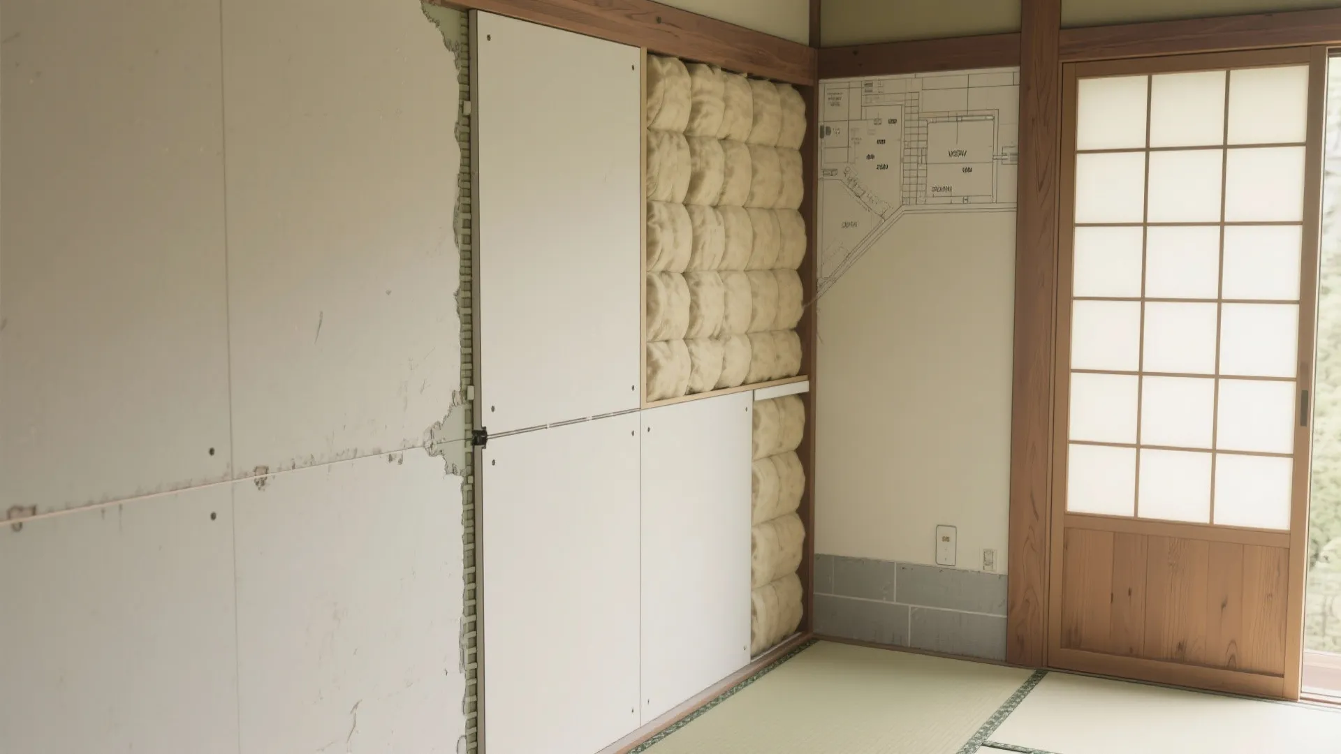 Tips 4: 壁は「浮かせる」発想で｜京都の静かな路地に馴染む構造