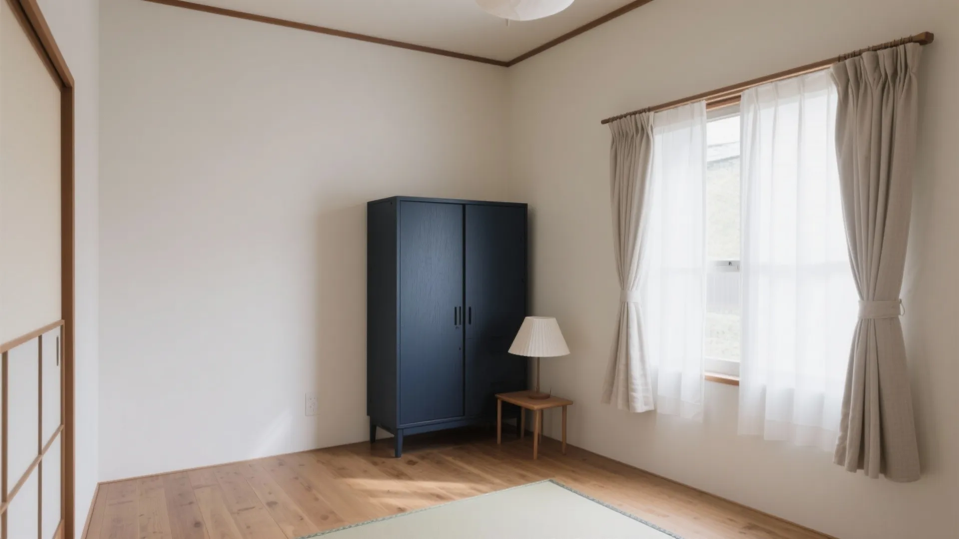 Tips 3: 色と素材は「明度70％以上＋一点重心」（日本都市 × 日式風格）