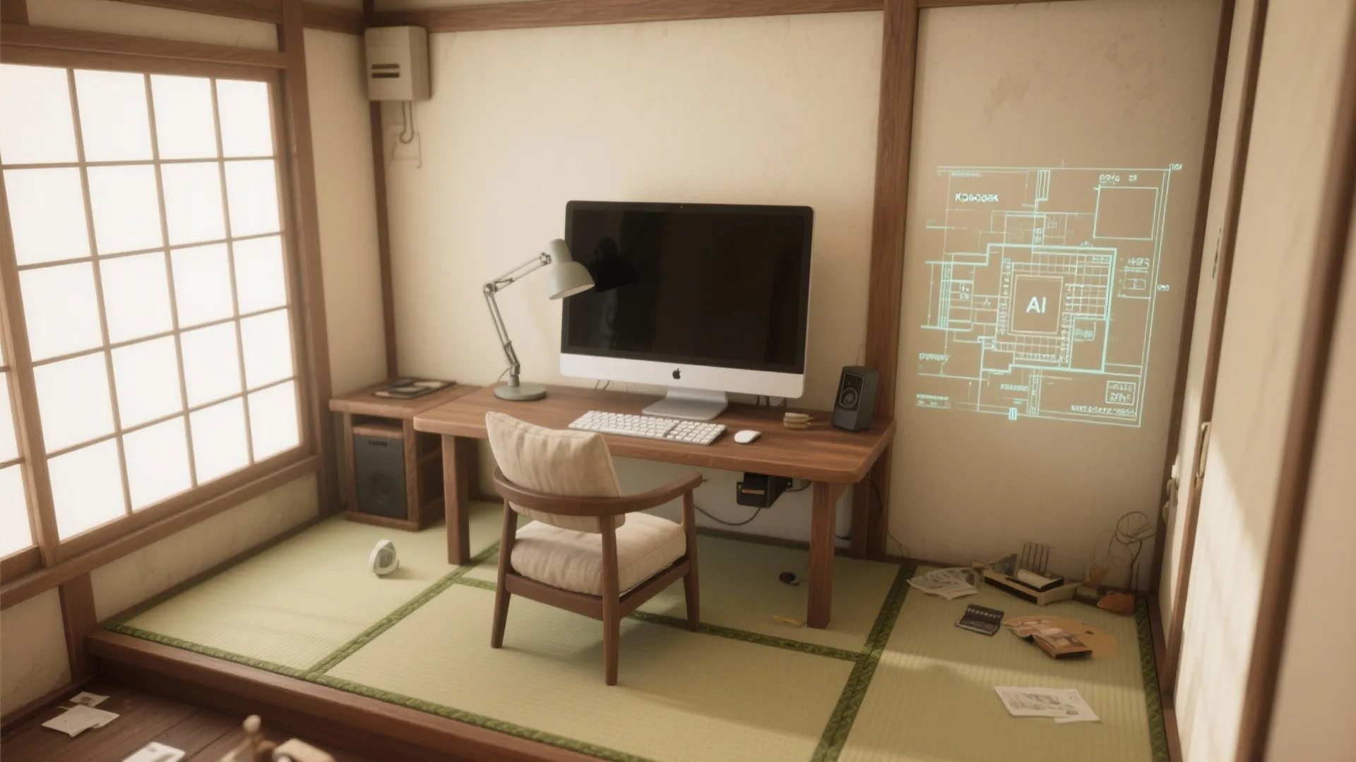 京都の小上がり＋壁寄せレイアウトで2Kを活かす：動線計画で首と目を守る