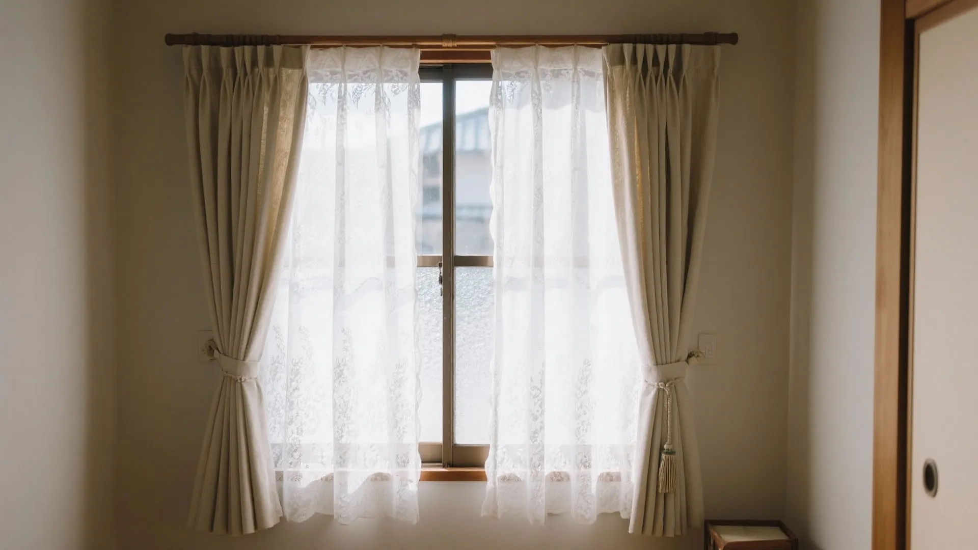 Tips 4: カーテンの“重ね使い”で暖簾の知恵を現代化（京都の寒さ × 日式風）