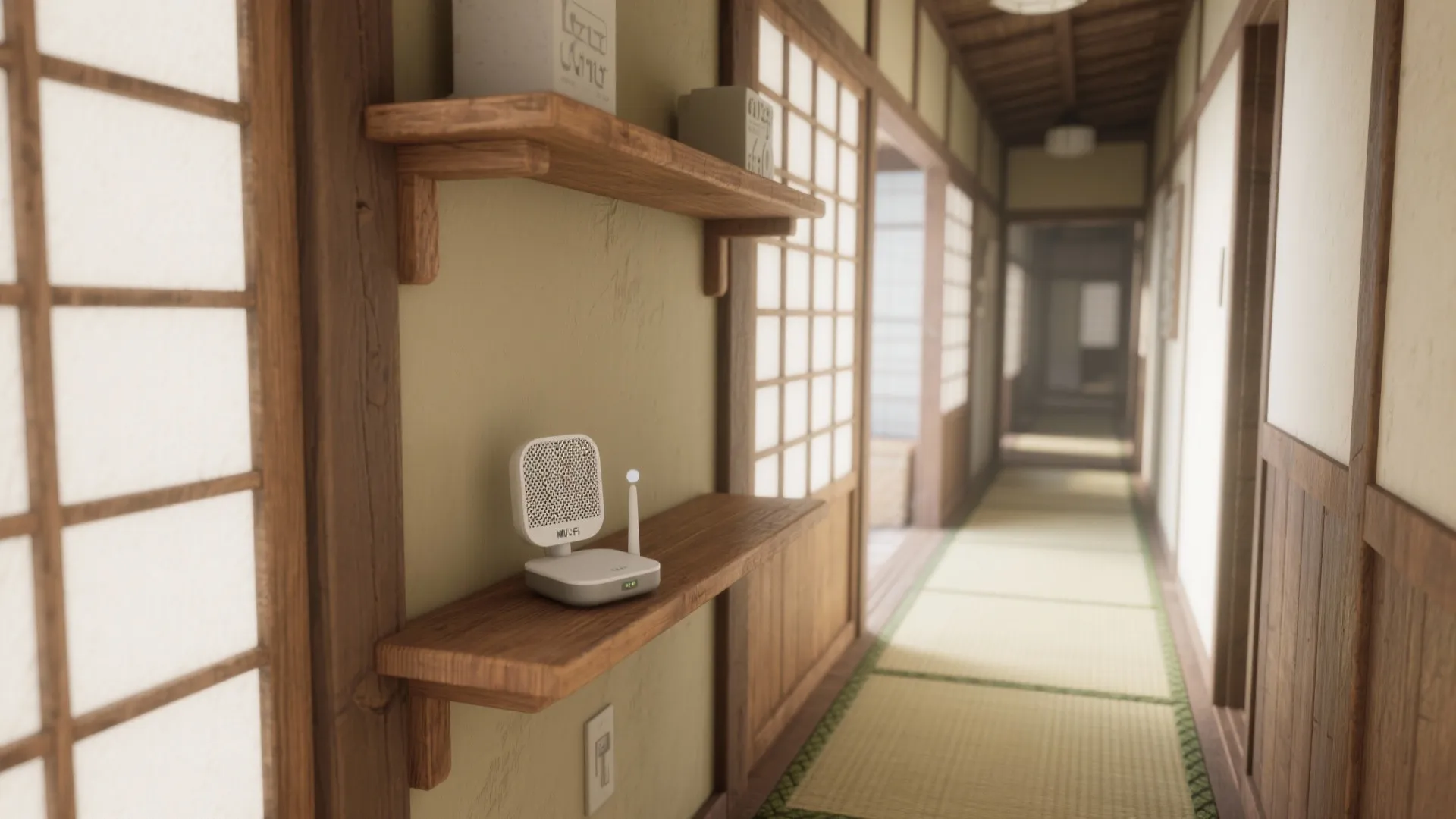 Tips 3: メッシュWi-Fiを階層別に配置し、京都の木造にも馴染む日式風格の見せ方（京都／収納技巧）