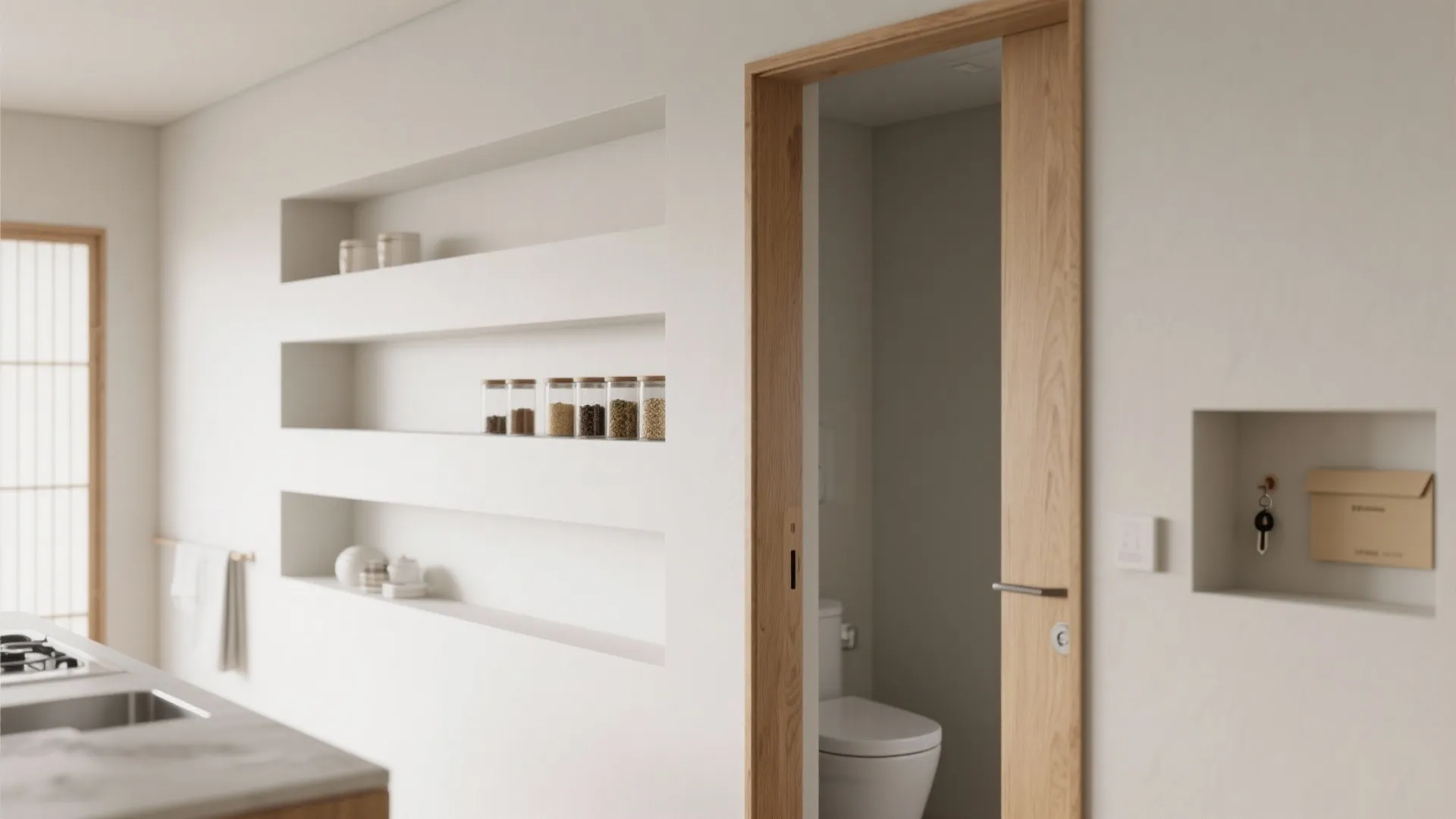 Tips 2: 京都の町家に学ぶ「壁厚を使う収納」（収纳技巧）