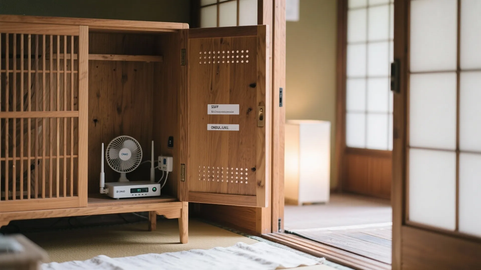 Tips 3: 回線とONUの置き場、京都の木造でも熱対策