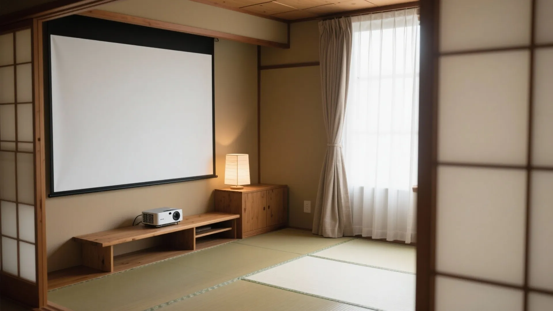 Tips 3: プロジェクターはスクリーンサイズと明るさを優先（收納技巧・京都）