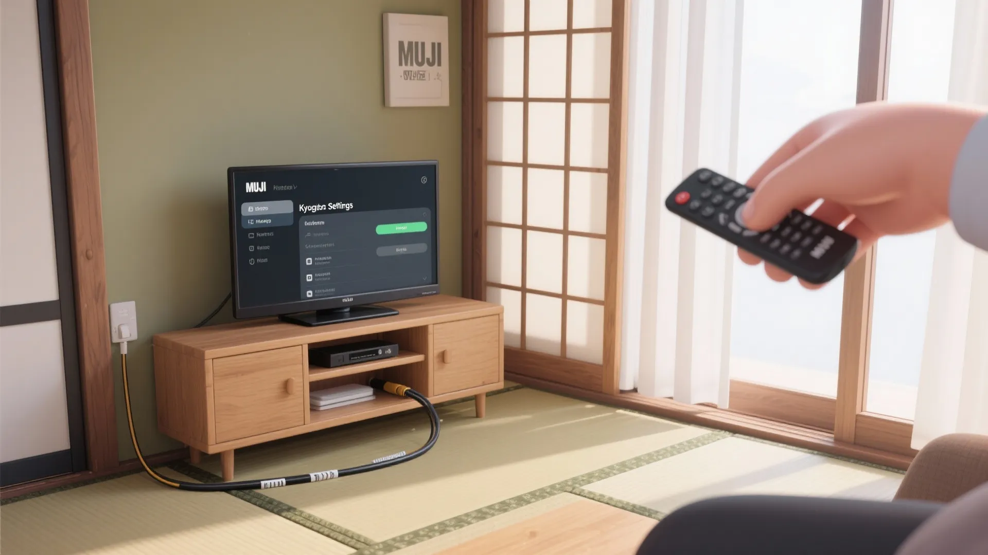 Tips 4: チャンネル再スキャンと信号レベルの数値確認（動線規画×日式風格）