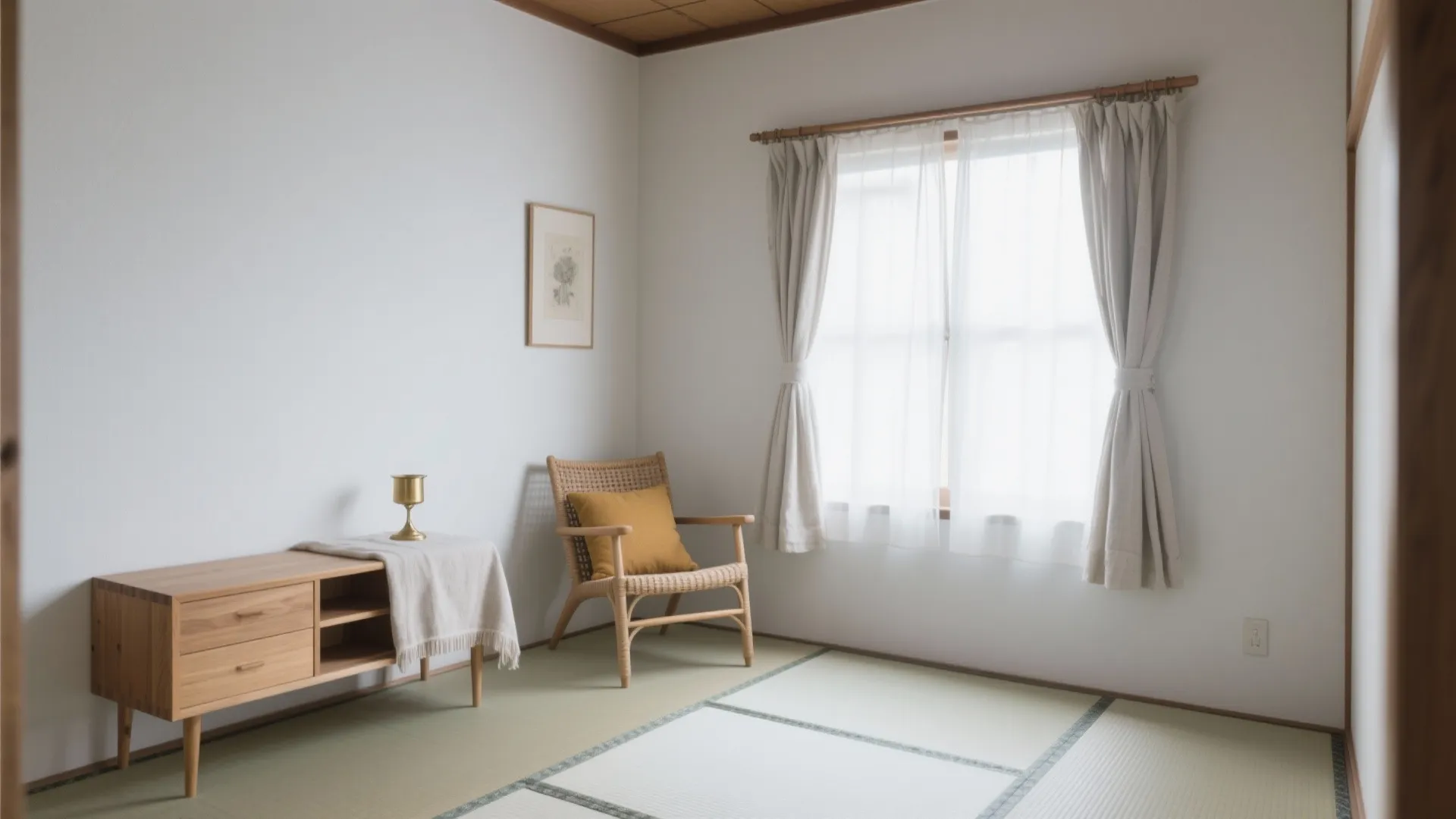 Tips 3: 日式風格×フレンチの素材ミックス｜京都の小さな部屋に温度を